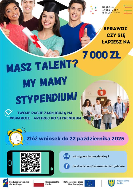 Stypendia Marszałka Województwa Śląskiego