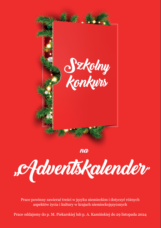 Szkolny konkurs na Adventskalender